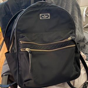 KATE SPADE BLACK BOOK BAG WITH LAPTOP SLEEVE